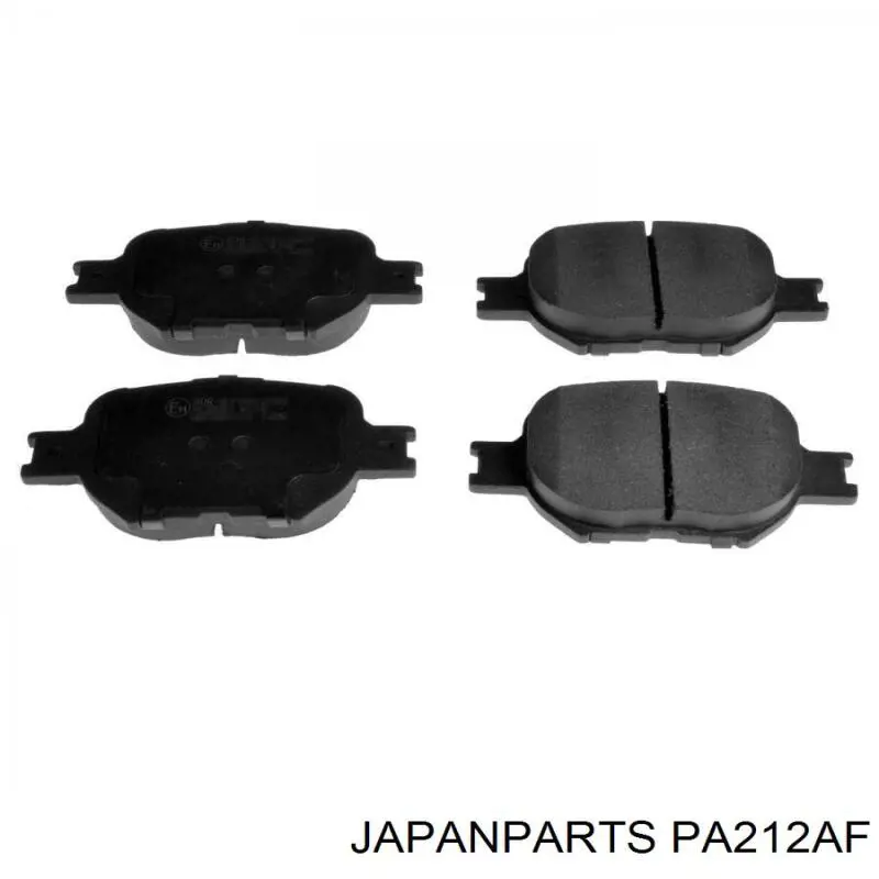 Передние тормозные колодки PA212AF Japan Parts