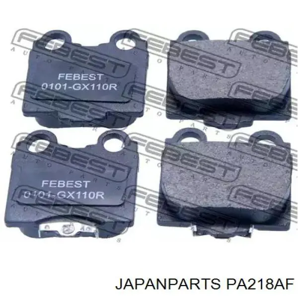 Тормозные колодки Japan Parts PA218AF