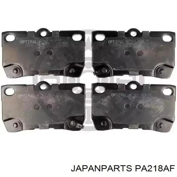 PA218AF Japan Parts Колодки передние