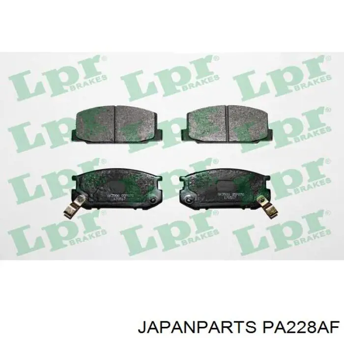 Передние тормозные колодки PA228AF Japan Parts