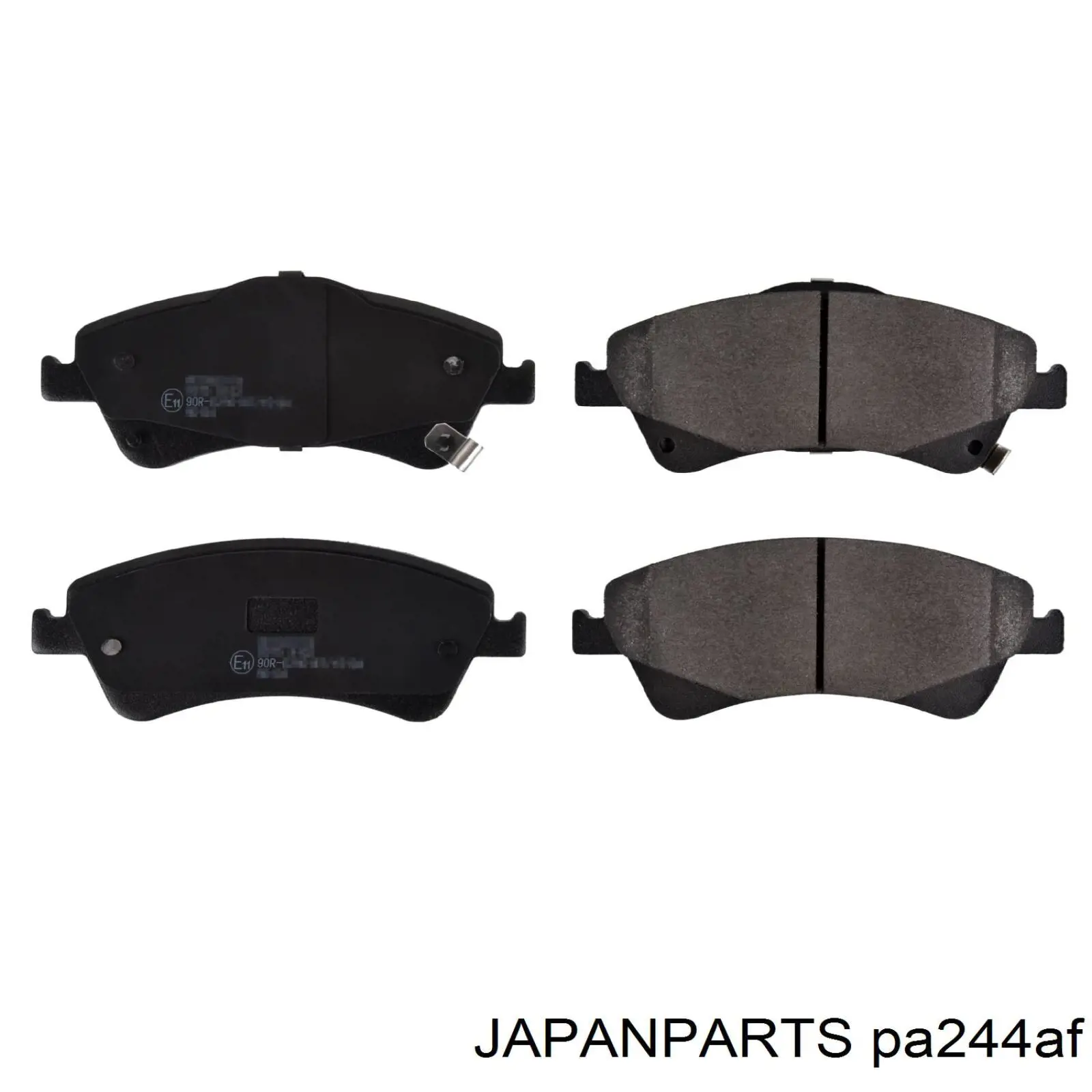 Колодки тормозные передние дисковые Japan Parts PA244AF