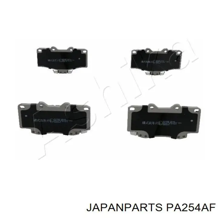 Передние тормозные колодки PA254AF Japan Parts