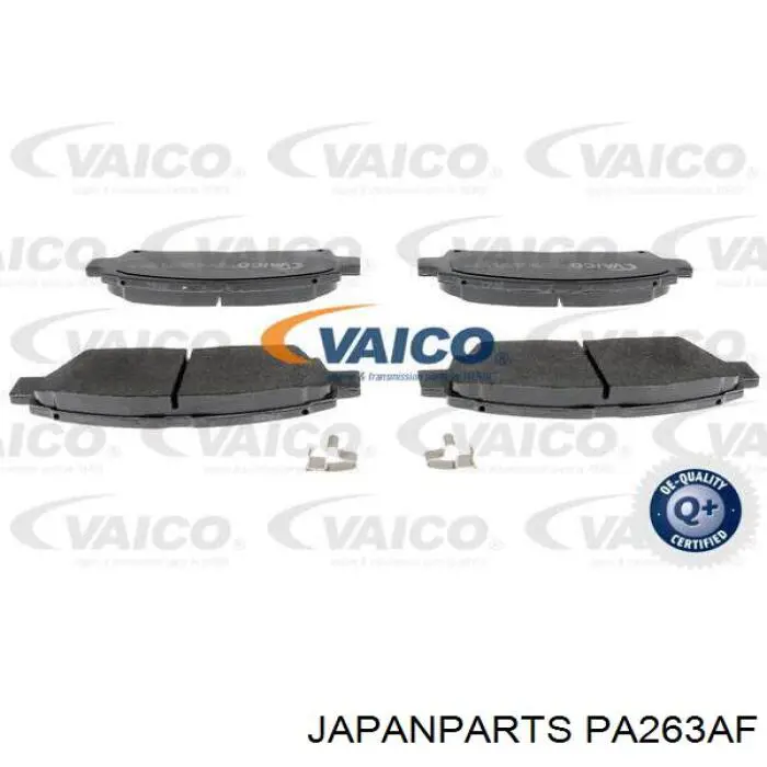 Передние тормозные колодки PA263AF Japan Parts