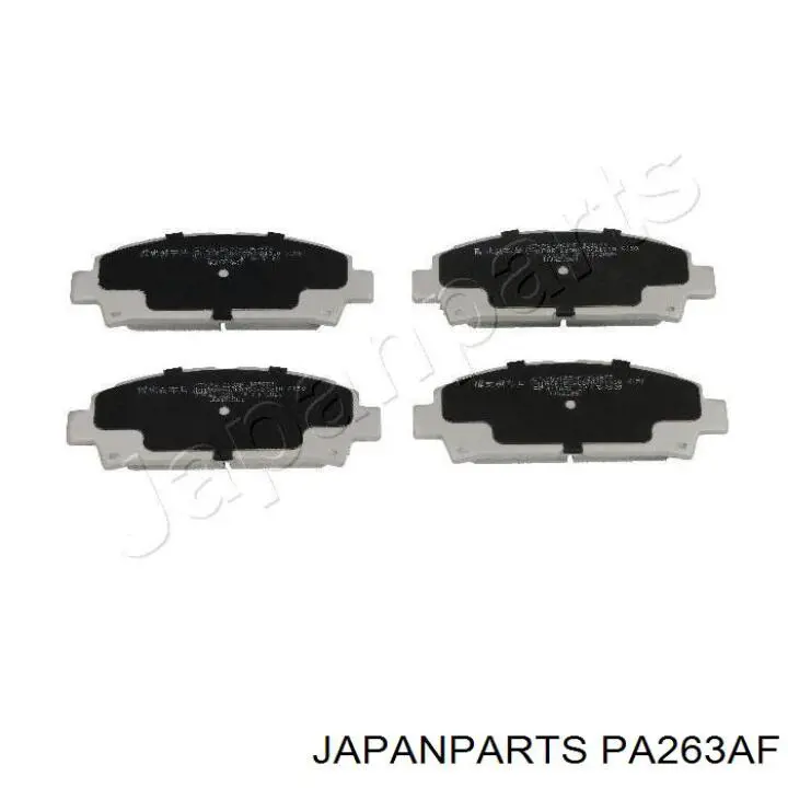 PA-263AF Japan Parts передние тормозные колодки