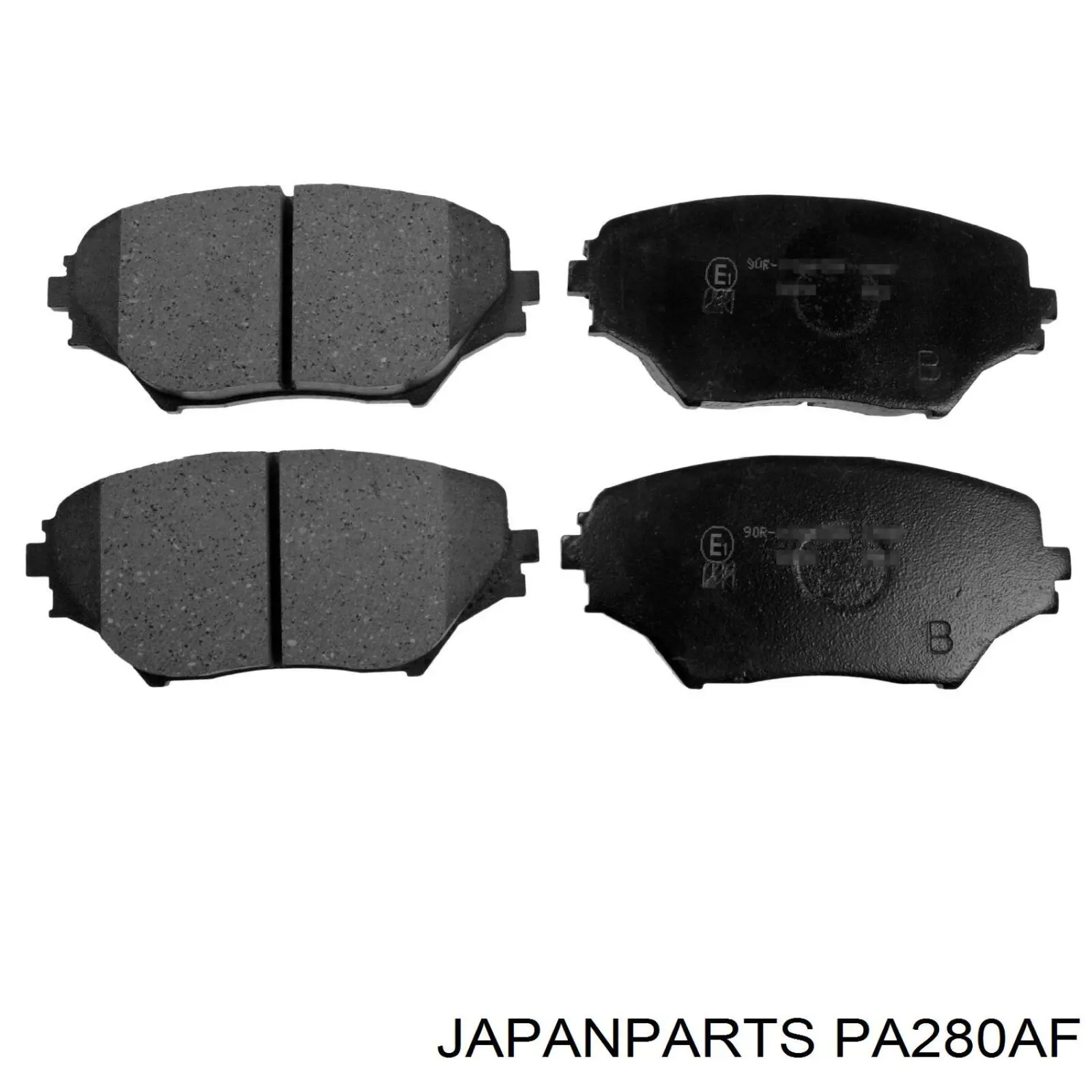 Передние тормозные колодки PA280AF Japan Parts