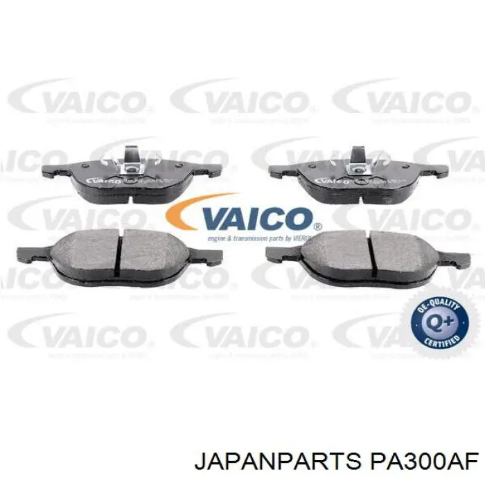 Колодки тормозные передние дисковые Japan Parts PA300AF