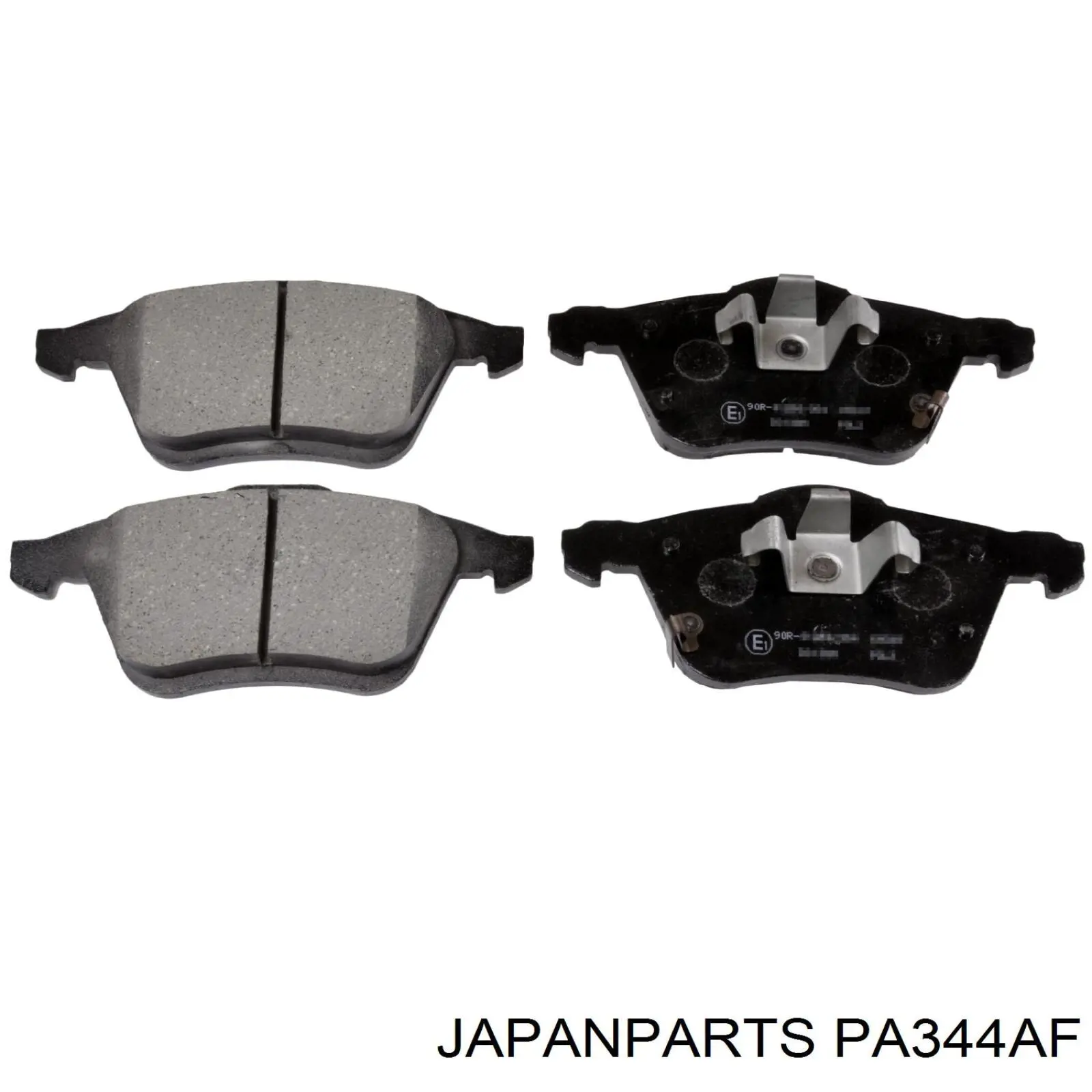 PA-344AF Japan Parts колодки тормозные передние дисковые