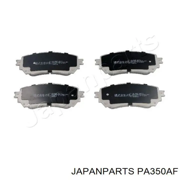 Передние тормозные колодки PA350AF Japan Parts