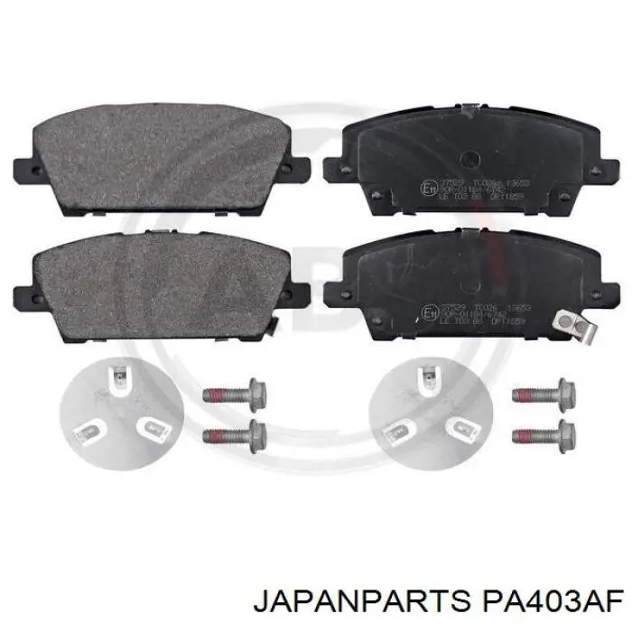 Pastillas de freno delanteras PA403AF Japan Parts