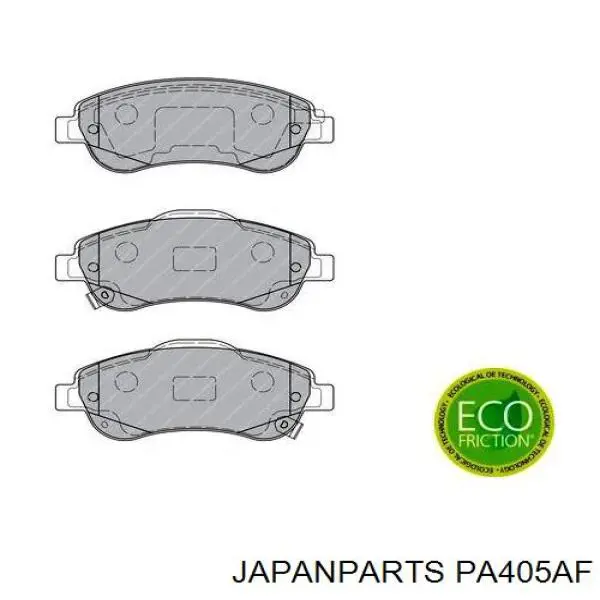 Передние тормозные колодки PA405AF Japan Parts