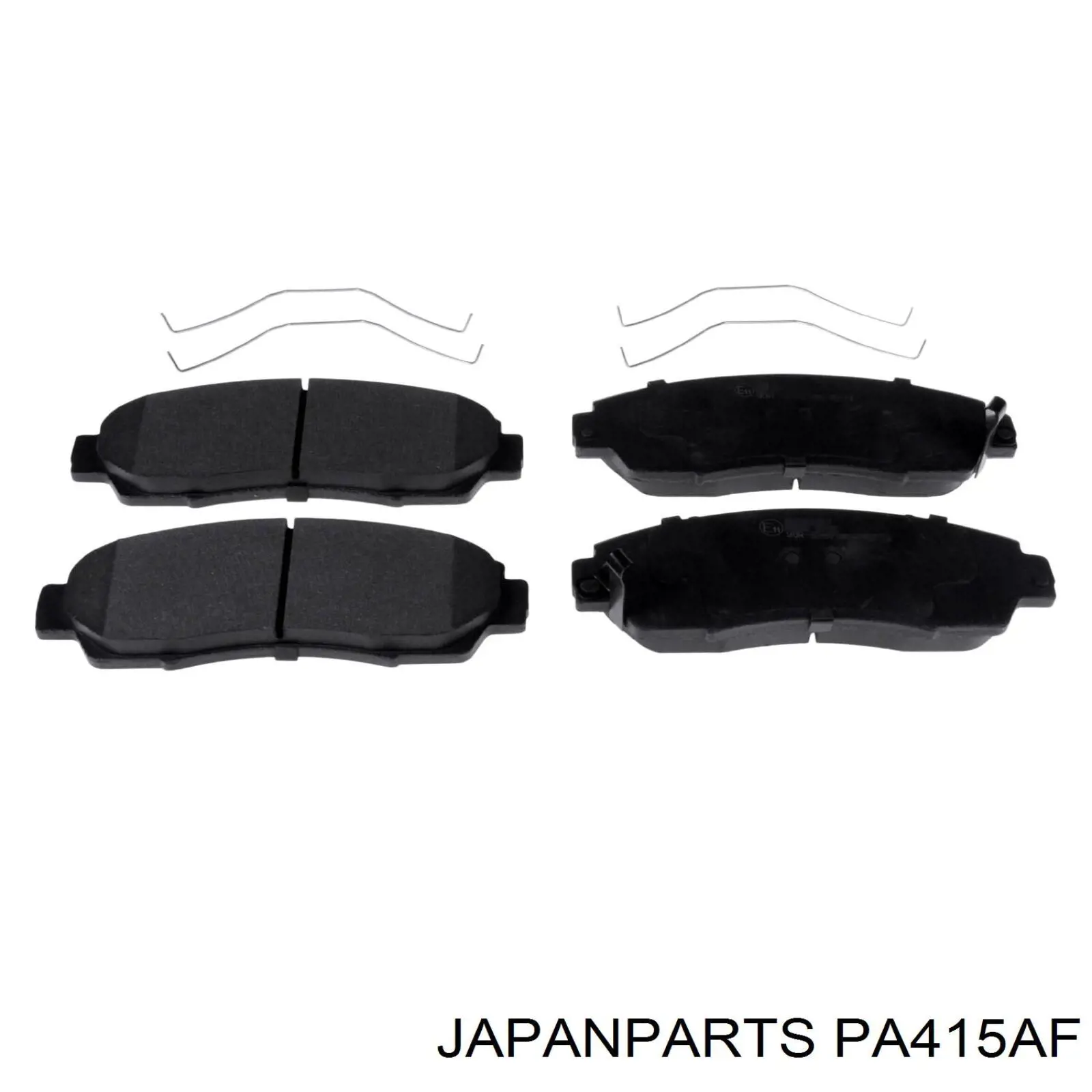 PA415AF Japan Parts колодки тормозные передние дисковые