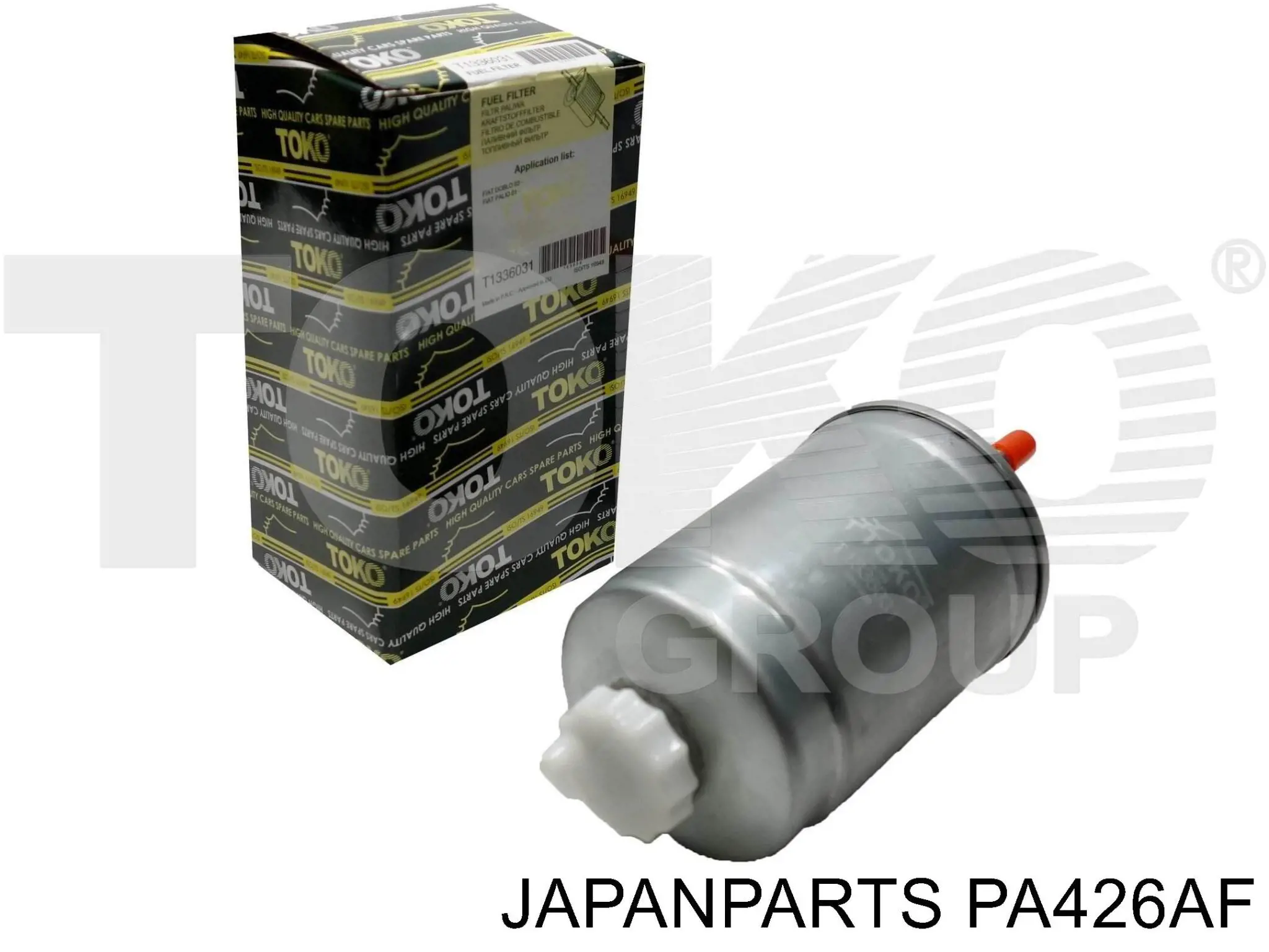 PA-426AF Japan Parts колодки тормозные передние дисковые