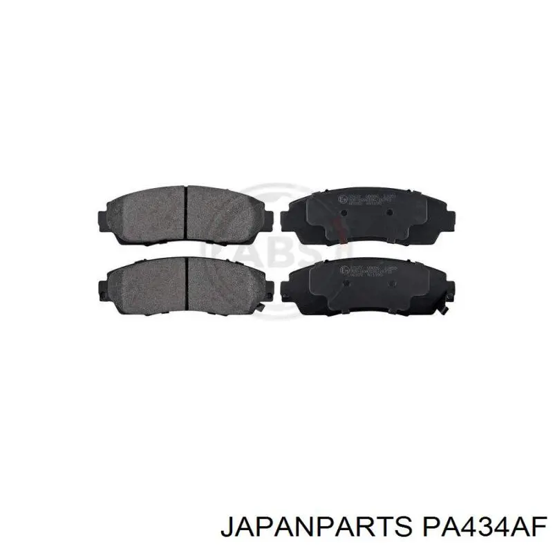 Купить PA434AF Japan Parts Колодки тормозные