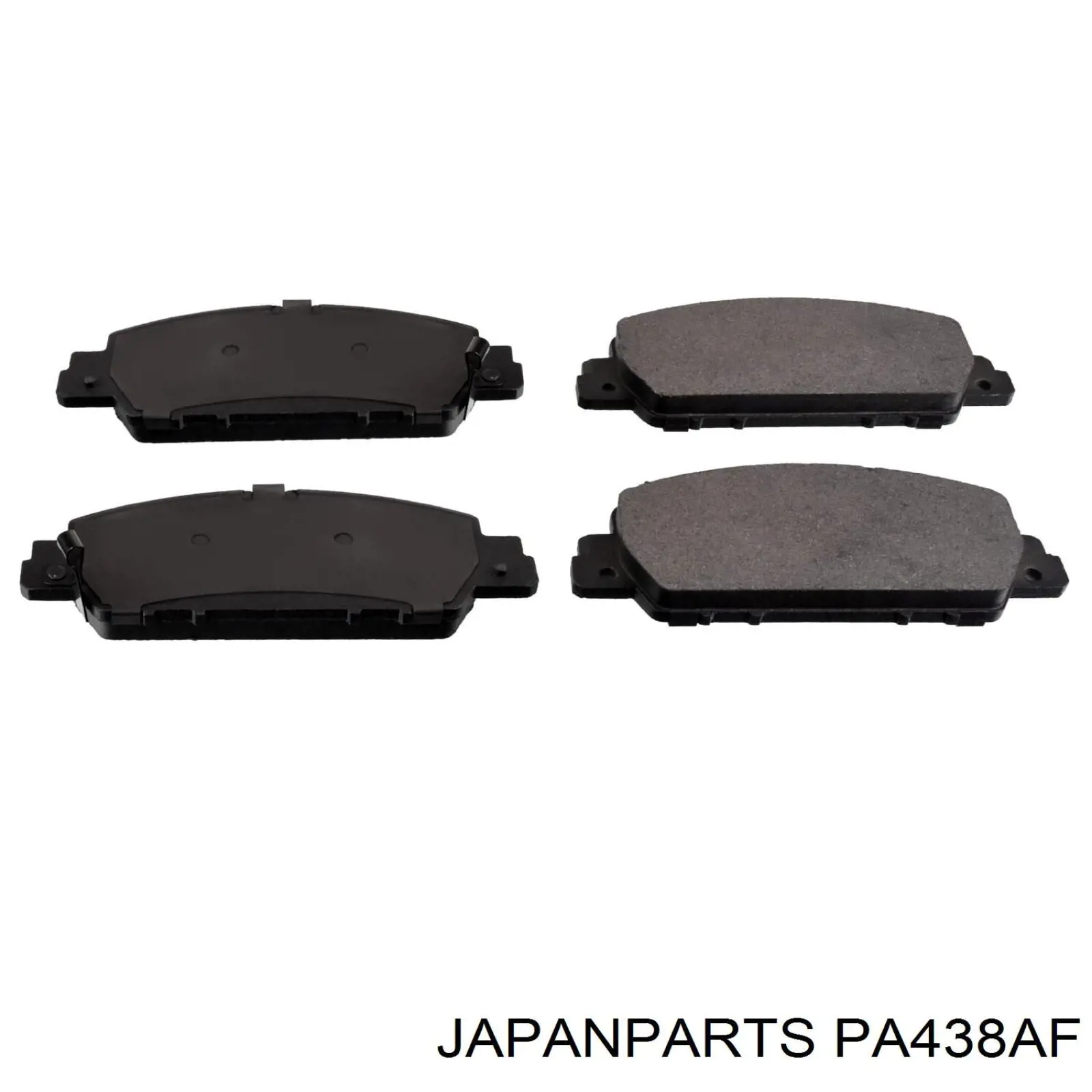 Передние тормозные колодки PA438AF Japan Parts