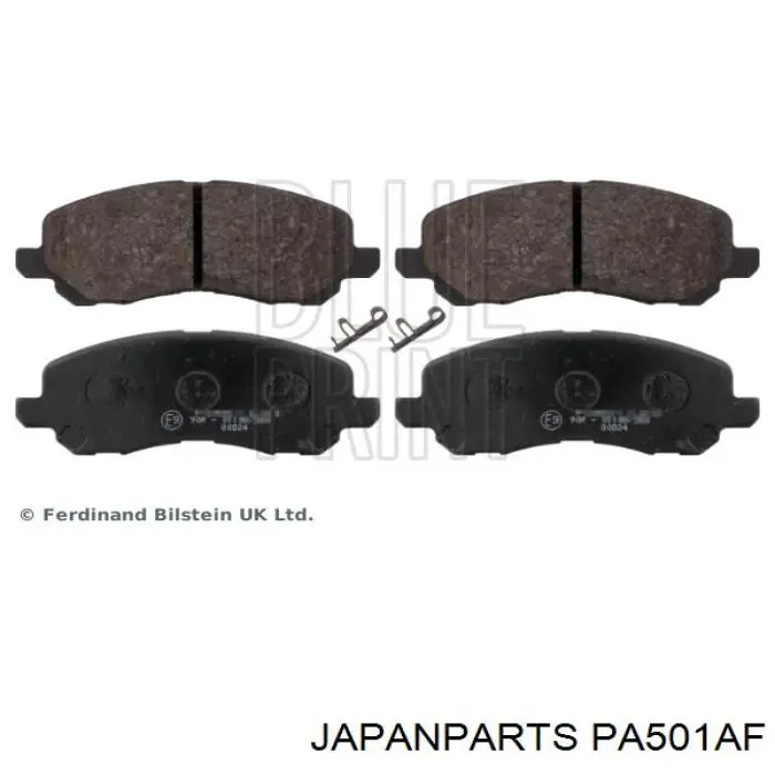 Купить PA501AF Japan Parts Колодки тормозные