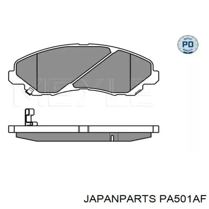 Купить PA501AF Japan Parts Колодки тормозные