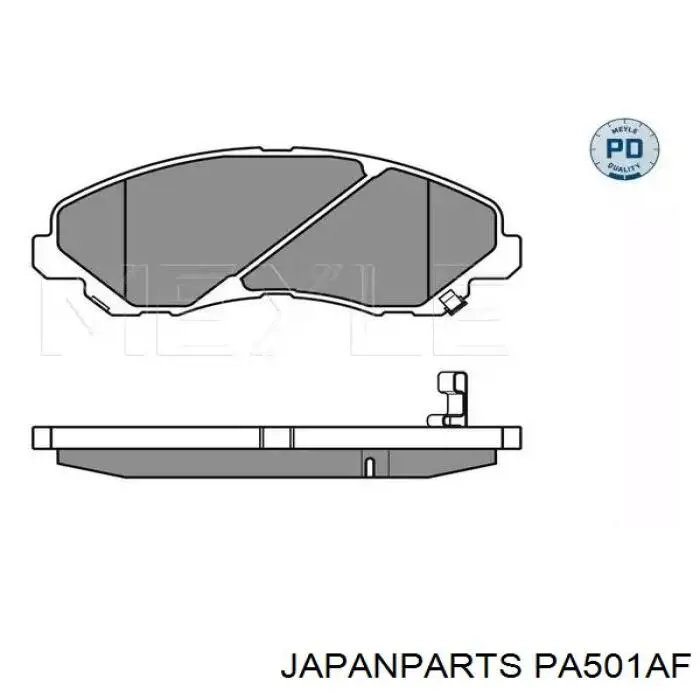 Передние тормозные колодки PA501AF Japan Parts