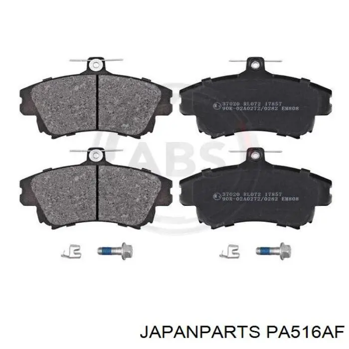 Тормозные колодки Japan Parts PA516AF