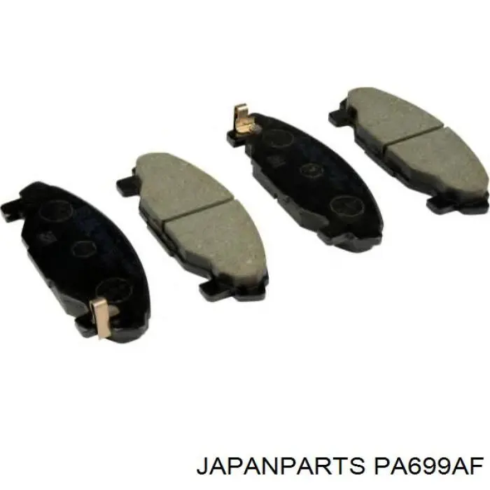PA699AF Japan Parts колодки тормозные передние дисковые