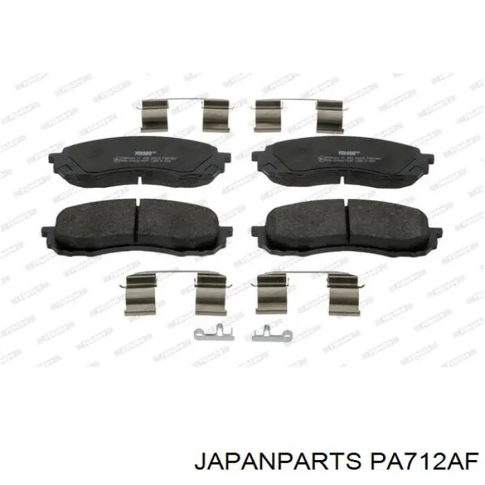 Передние тормозные колодки PA712AF Japan Parts