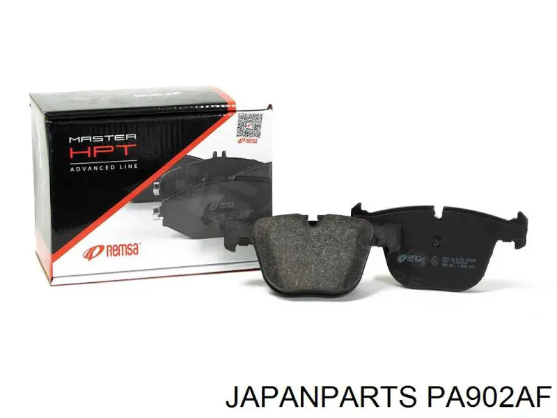 PA-902AF Japan Parts колодки тормозные передние дисковые