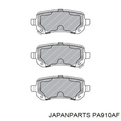 Купить PA910AF Japan Parts Колодки тормозные