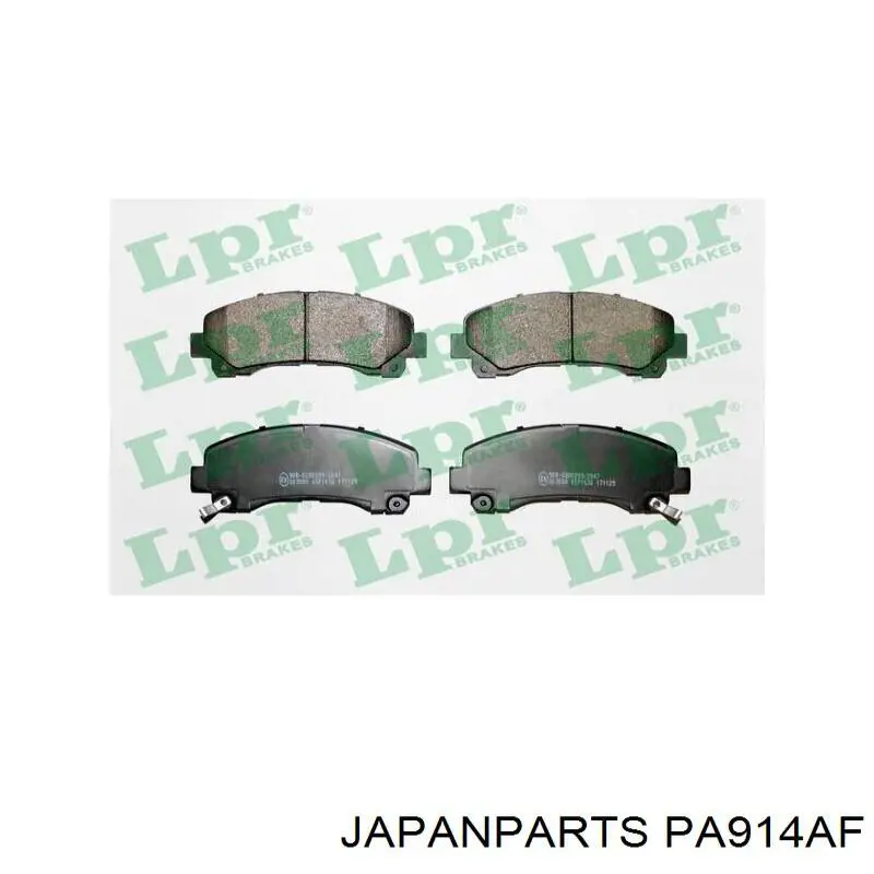 Колодки Japan Parts PA914AF цена, от 19.61 USD