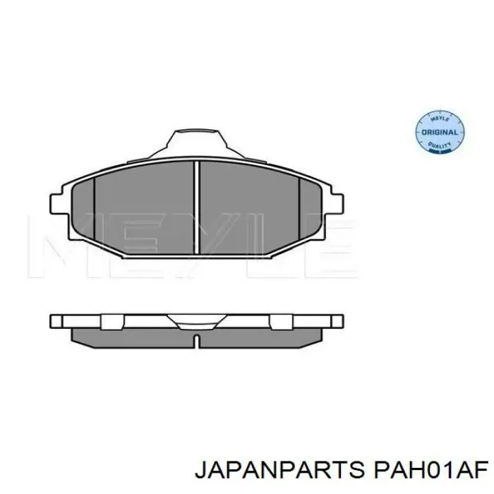 Колодки Japan Parts PAH01AF цена, от 19.42 USD