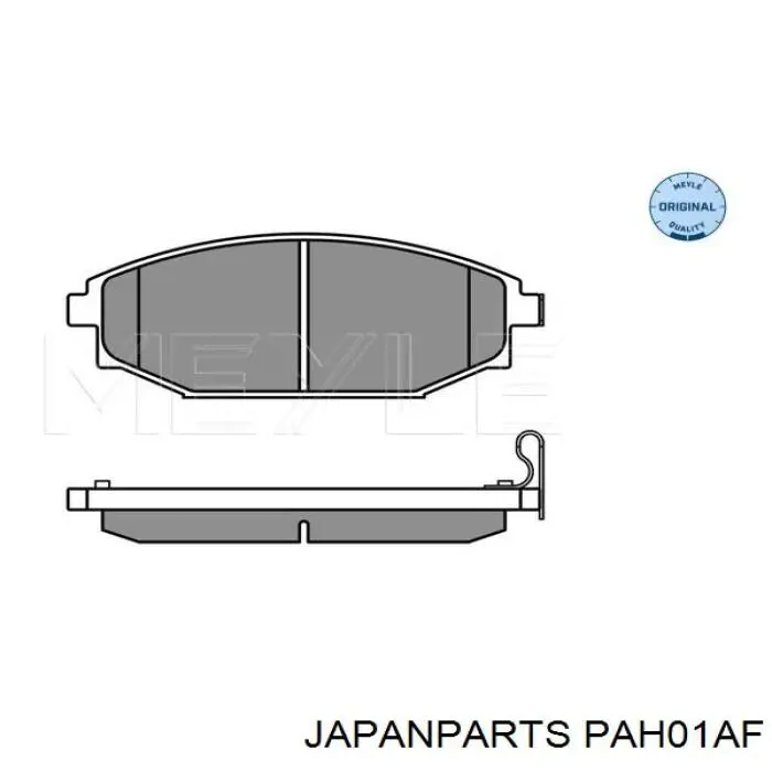 Купить PAH01AF Japan Parts Колодки тормозные