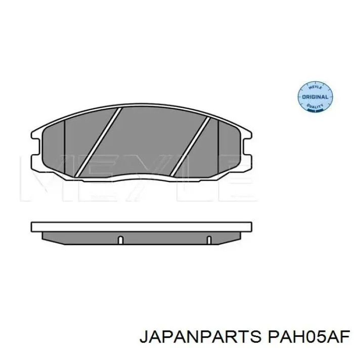 Купить PAH05AF Japan Parts Колодки тормозные