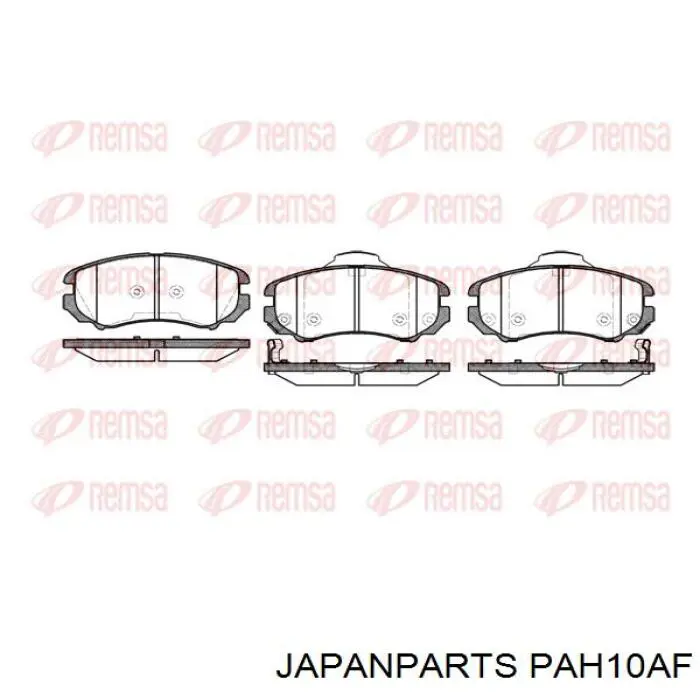 Купить PAH10AF Japan Parts Колодки тормозные