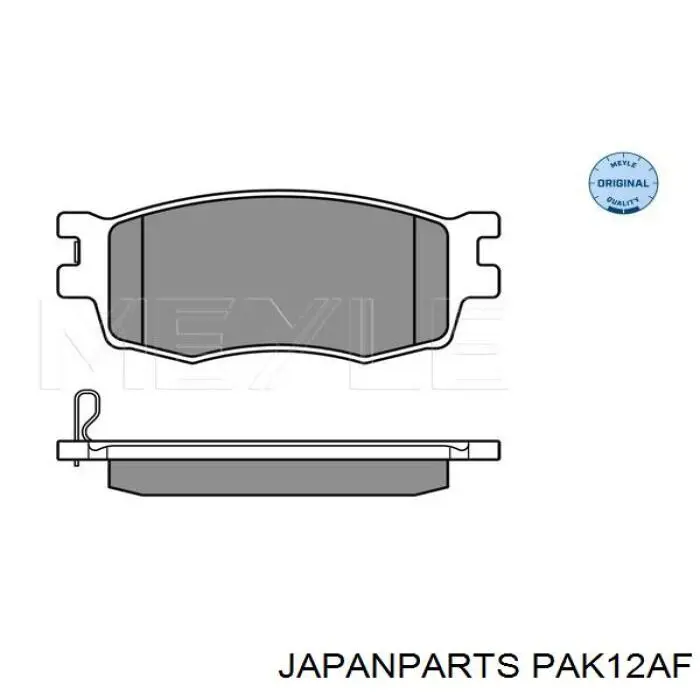 Передние тормозные колодки PAK12AF Japan Parts