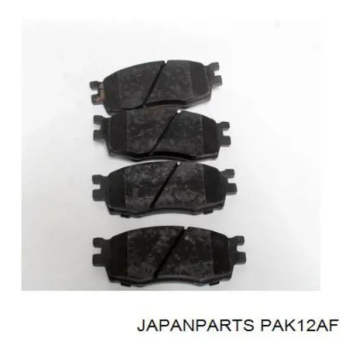 PAK12AF Japan Parts Колодки передние