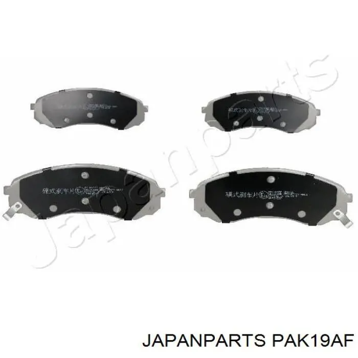 Передние тормозные колодки PAK19AF Japan Parts