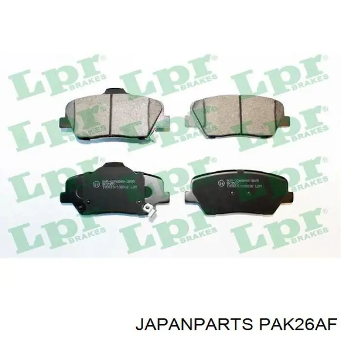 Купить PAK26AF Japan Parts Колодки тормозные