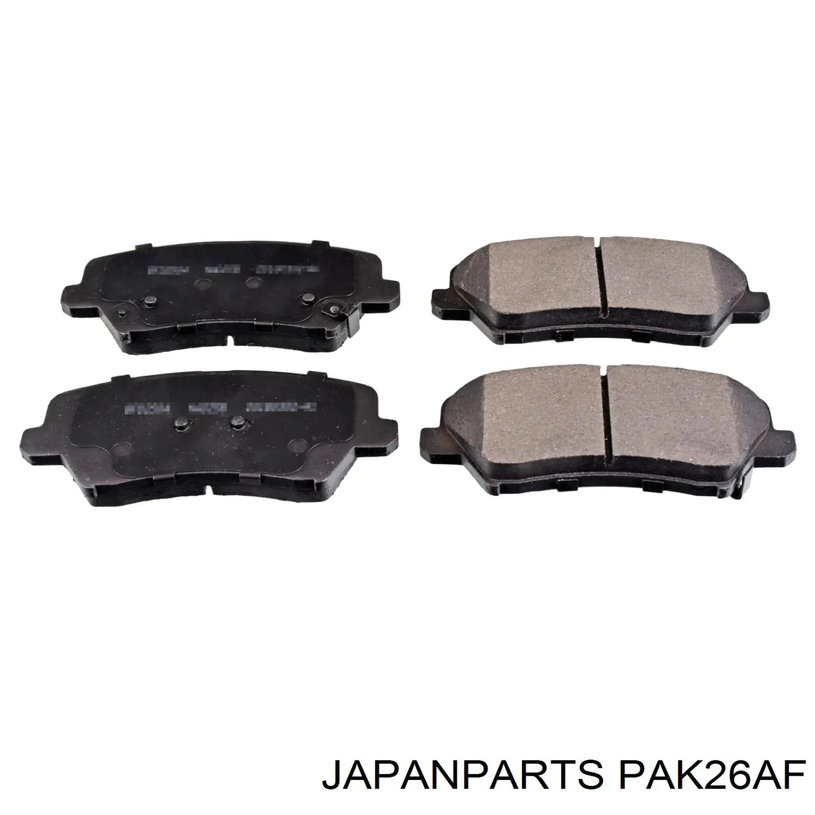 Передние тормозные колодки PAK26AF Japan Parts