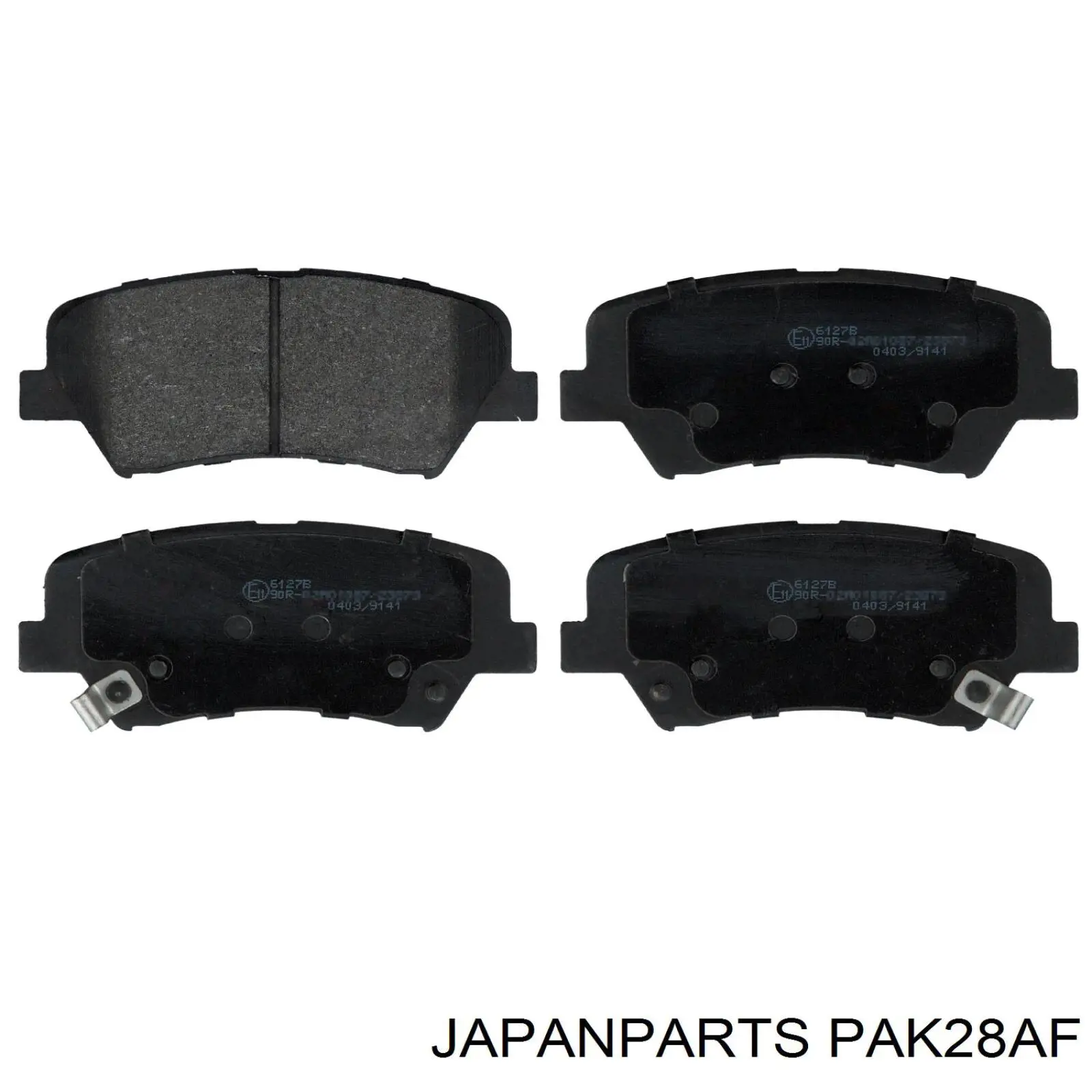 Передние тормозные колодки PAK28AF Japan Parts