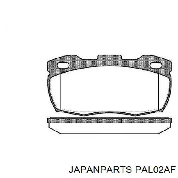 Передние тормозные колодки PAL02AF Japan Parts