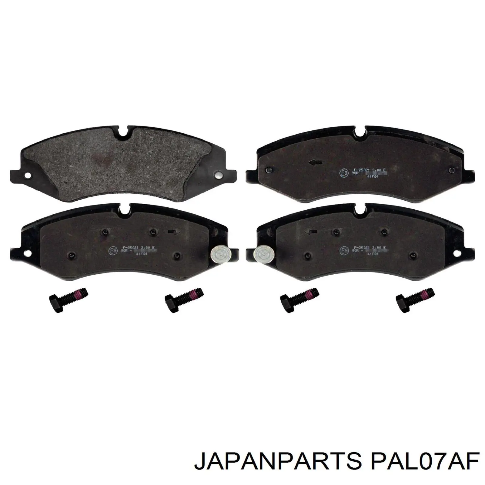 Передние тормозные колодки PAL07AF Japan Parts