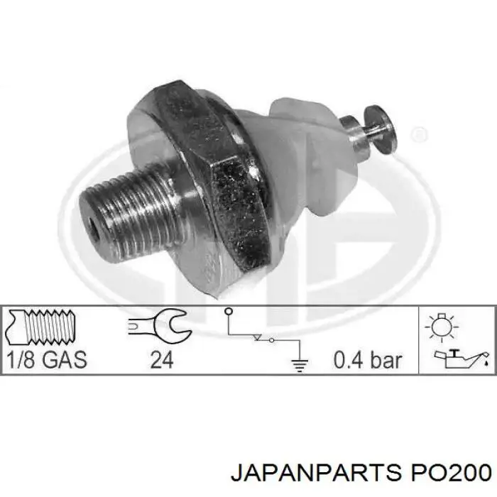 PO200 Japan Parts датчик давления масла