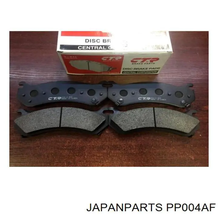 PP004AF Japan Parts Колодки тормозные дисковые комплект