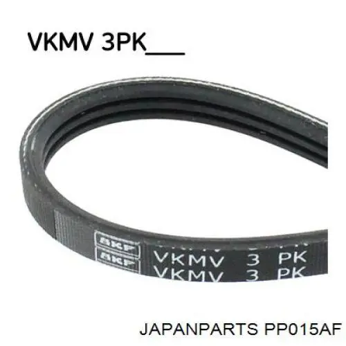 Задние тормозные колодки PP015AF Japan Parts