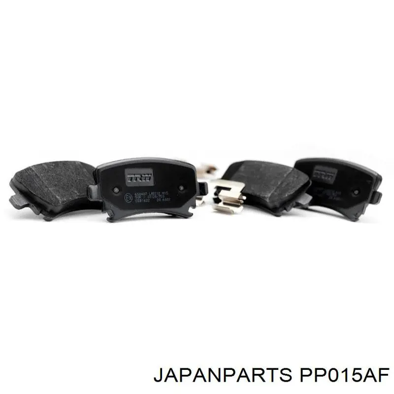 Задние дисковые колодки Japan Parts PP015AF