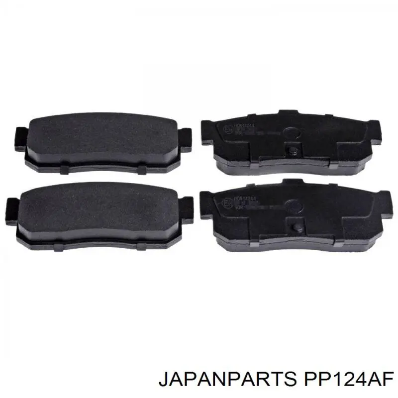 Купить PP124AF Japan Parts Колодки тормозные задние, дисковые