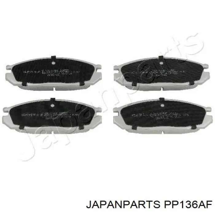 Задние тормозные колодки PP136AF Japan Parts