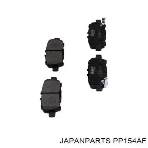 Купить PP154AF Japan Parts Колодки тормозные задние, дисковые
