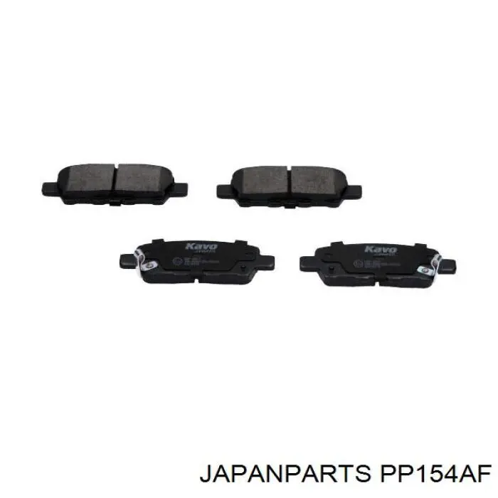 Задние тормозные колодки PP154AF Japan Parts