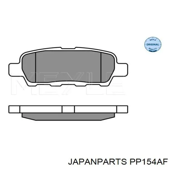 Колодки дисковые  Japan Parts PP154AF цена, от 17.08 USD