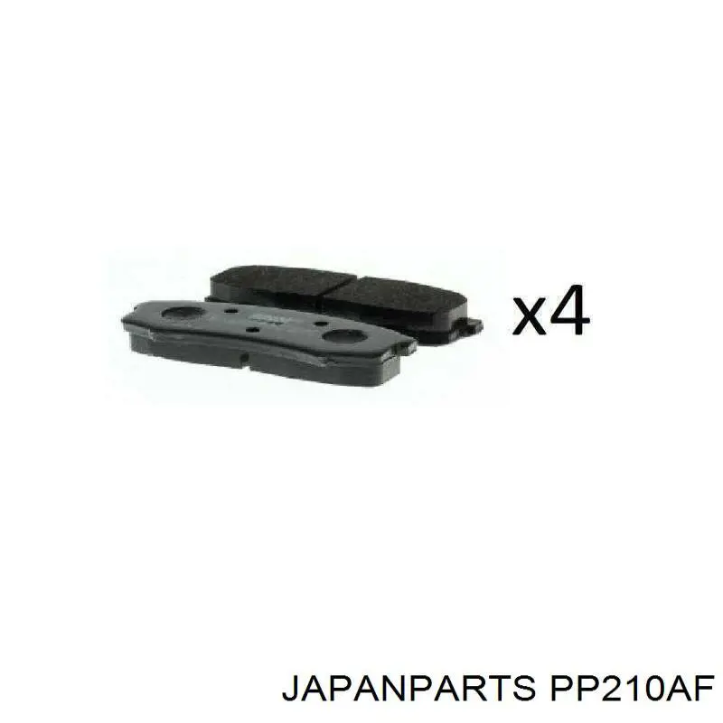 Колодки тормозные задние дисковые Japan Parts PP210AF