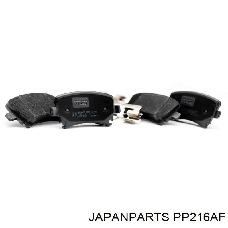 Колодки дисковые  Japan Parts PP216AF цена, от 14.08 USD